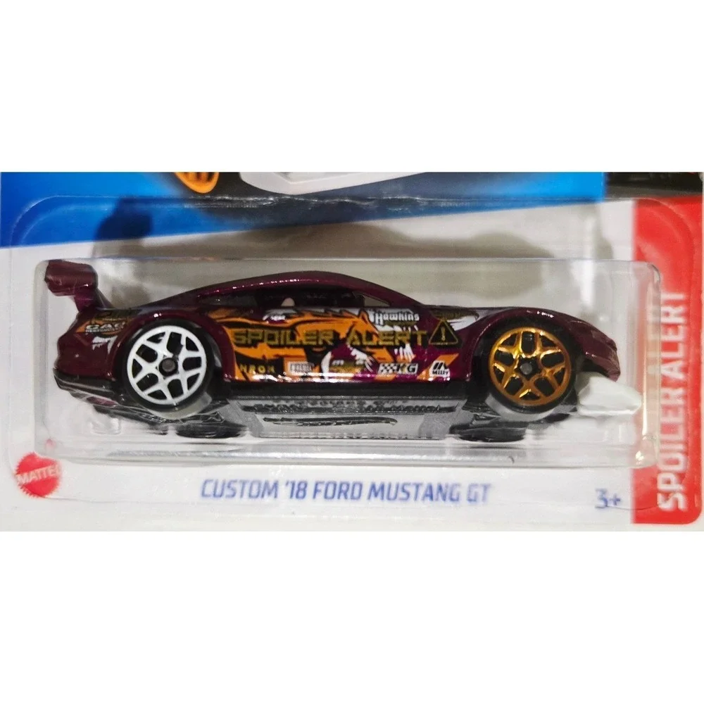 Hot Wheels Custom '18 Ford Mustang GT Spoiler Alert 5/5 Purple 175/250 HCV87